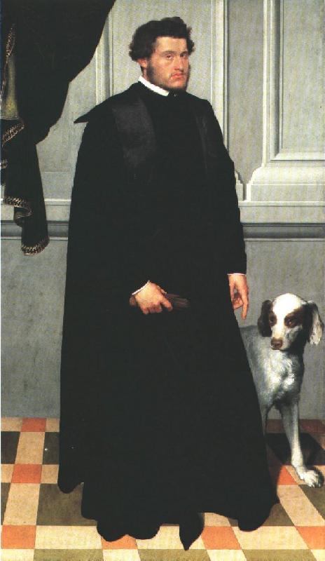 MORONI, Giovanni Battista Portrait of Antonio Navagero sg oil painting picture